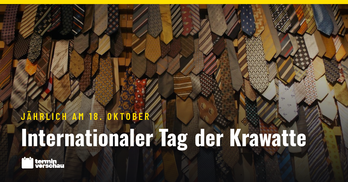 Internationaler Tag der Krawatte 2026: Datum & Bedeutung ...